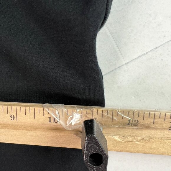 Spanx Super Smooth Pants Women's 34x26* Ponte Flare Crop Front Seam Black Tag 1X - Picture 14 of 16